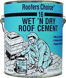 ROOF CEMENT WET 'N DRY 1 GALLON