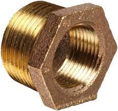 BRASS HEX BUSHING 3/4 X 1/2